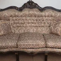 مبلمان استیل 9 نفره همراه میز