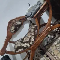 میز تلفن چوبی