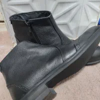 نیم بوت کفش چرم طبیعی دست دوز بزرگپا سایز ۵۰