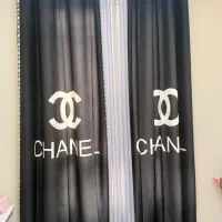 پرده طرح chanel