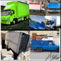 باربری حجت بار حمل اثاث نیسان خاور وانت کارگرخالی