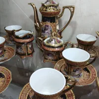 سرویس صبحانه خوری باواریا بسیارشیک طلاکاری