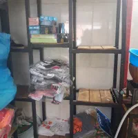 پیشخوان و رگال چوبی با پروفیل کارکرده دست دوم