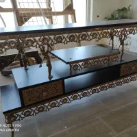 میز تلویزیون برنجی