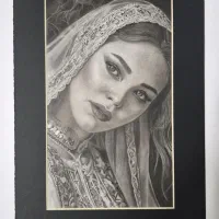 سفارش طراحی چهره سیاه قلم