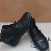 کفش نیم بوت مردانه چرم
