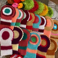 انواع لیف حمام و اسکاج و گلسر بافتنی