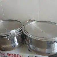 سه عدد قابلمه استیل