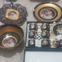 ظروف چینی طلاکوب لیلی و مجنون