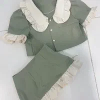 لباس دخترانه کت ودامن