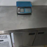 یخچال فریزر میز کاری ۱۵۰ سانتی متری تمام استیل