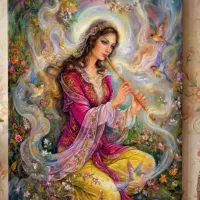 نقاشی .مینیاتور، خوشنویسی ،پتینه داخلی اندازه بزرگ