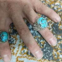 انگشتر فیروزه نقره
