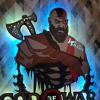 تابلو گیمینگ God of war