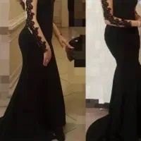 لباس مجلسی زنانه دنباله دار جذاب