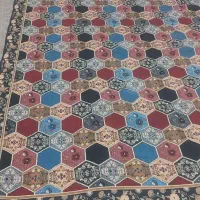 یک جفت رو فرشی طرح فرش ۹متری