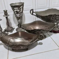 تعدادی ظروف سیلور تزئینی و کاربردی