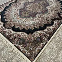 فرش دست بافت گونه ارکیده پر از گل 700شانه