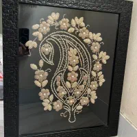 تابلو سرمه دوزی سایز ۴۲* ۵۱