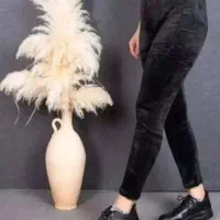 شلوار مخمل کبریتی تک مشکی
