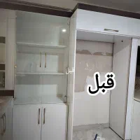 ساخت و تعمیرات کابینت و کمد نصب کابینت وسرویس خواب