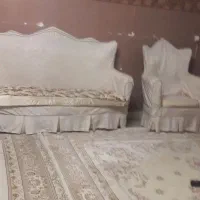 مبل سلطنتی با کاور پارچه ای