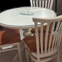 میزوصندلی ۴نفره چوب راش