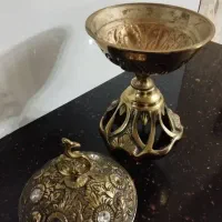 شکلات خوری پایه دار برنزی