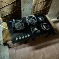 گاز رو میزی البرز ایتالیایی صفحه شیشه ای