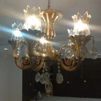 لوستر برنز۵شاخه