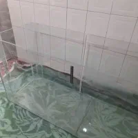 اکواریو بزرگ ۱مترو نیم  در ۷۰ سانت با میز وپمپ
