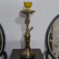 قلیان قلیون برنجی با کیفیت یبار استفاده شده