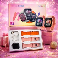 ساعت هوشمند سری ۱۰ مینی mk با ۳عددبند