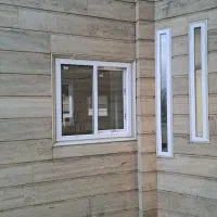 پنجره دوجداره upvc شیشه بری و آینه کاری