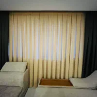 پرده سالن پذیرایی و دو اتاق خواب