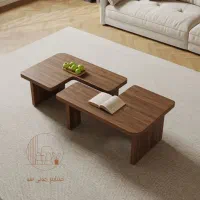 جلو مبلی چوبی دو تیکه