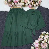 شومیز گره ای با دامن