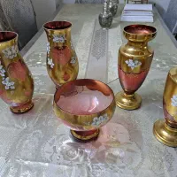 اگرمن. دو جفت گلدان  و گز خوری