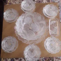 بلور و کریستال سوگا ژاپنی اصل وشیرینی و شکلات خوری