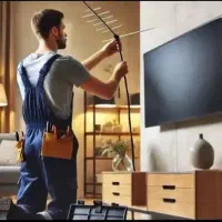 نصب آنتن وتنظیم تلویزیون