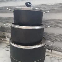 سرویس قابلمه تفلون هفت پارچه