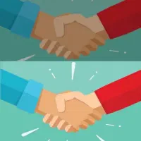 فروشنده خانم و فروشنده اقا بازنشسته