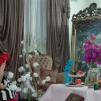 دوعدد پرده سالم وتمیز