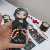 دستبند و گلسر،صابون با کارت برای اربعین،حضرت رقیه
