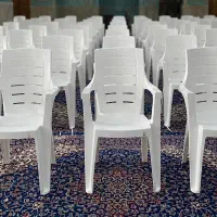 میز و صندلی پلاستیکی الهام۶۴۲ مقاوم مسجد هیئت