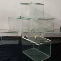 آکواریوم شیشه خم دبه ترشی درفرمونی