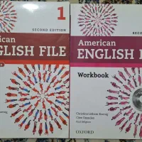 دو جلد کتاب زبان امریکن اینگلیش فایل