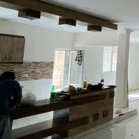 کابینت کارکرده mdf نسکافه ای