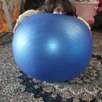توپ جیم بال پررنگ آبی صورتی وتوسی