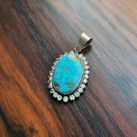آویز گردنی فیروزه نیشابور